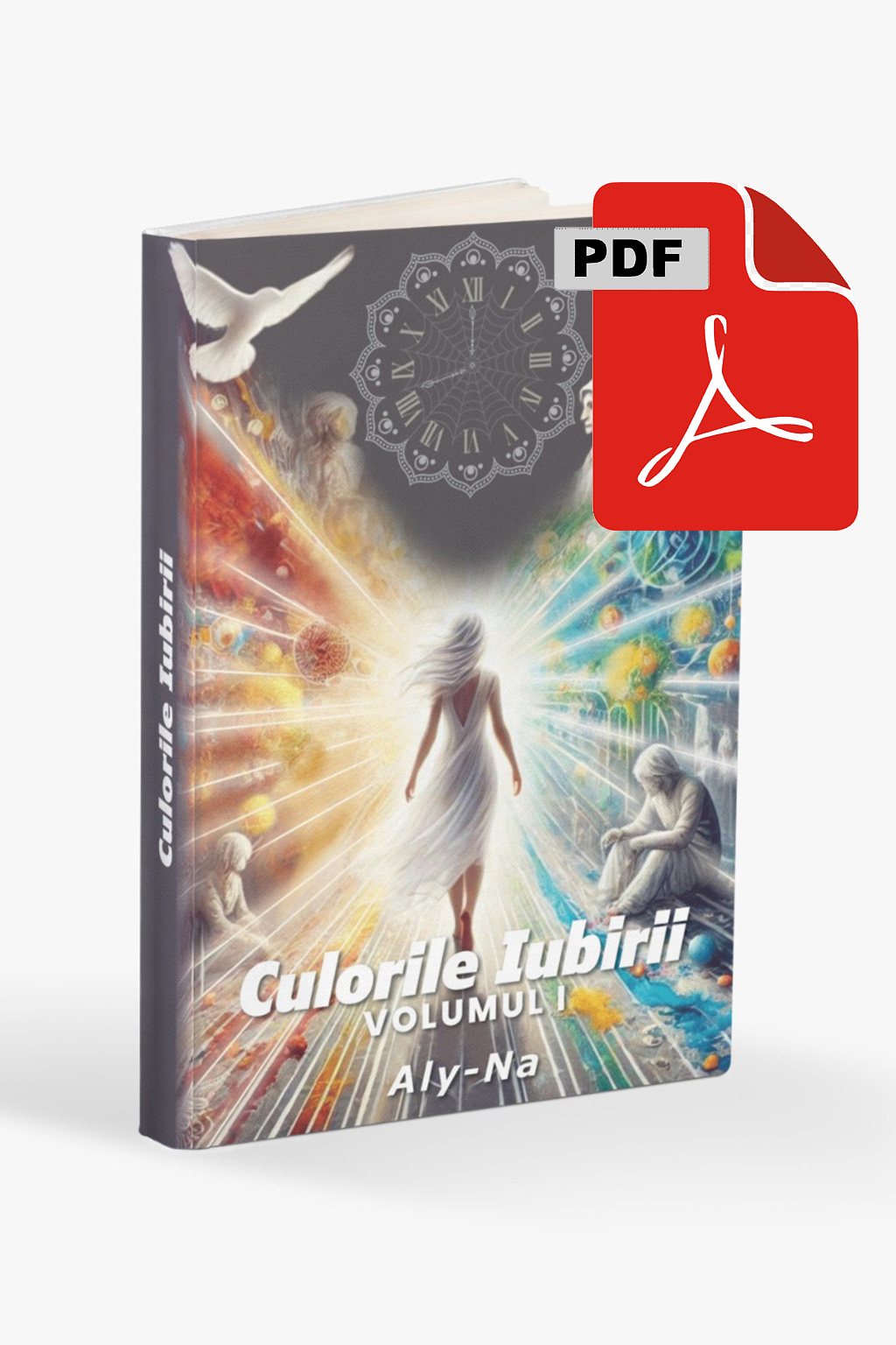 Coperta cărții „Culorile iubirii – Volumul 1” în format digital PDF